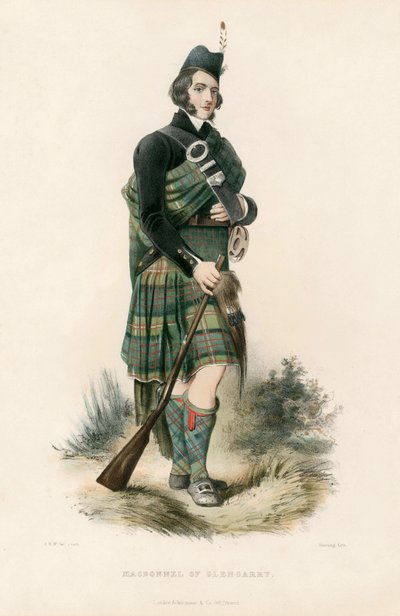 Macdonnel of Glengarry ، من The Clans of the Scottish Highlands ، pub.1845 بواسطة روبرت رونالد مكيان